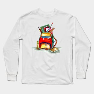 Paint BAG Watercolor Long Sleeve T-Shirt